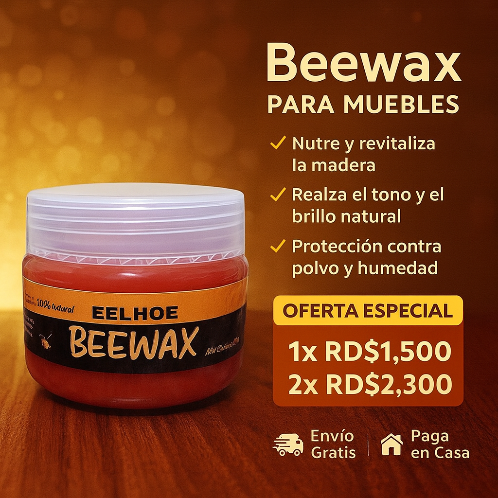 Cera Beewax para Madera – Brillo y Protección Natural