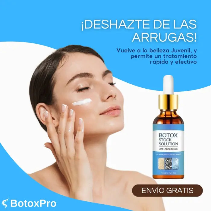 SERUM PARA EL ROSTRO CON BOTOX - ANTI ENVEJECIMIENTO