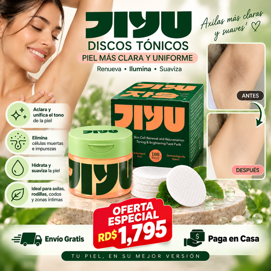 JIYU™ Pads Despigmentantes 100 UNDS ✨ Ayuda a aclarar zonas oscurass