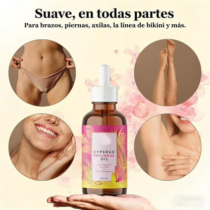 🌸 Cyperus Rotundus Oil - Ayuda a reducir el crecimiento del vello - 60ml