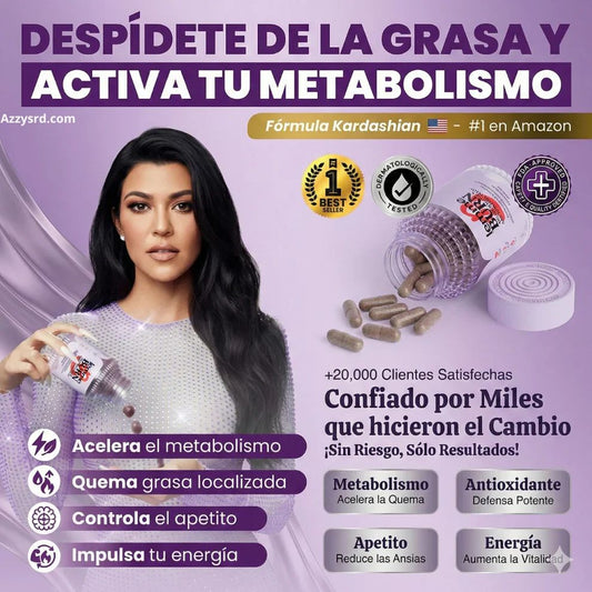 Lemme Burn™ | Versión Unisex – Línea Kardashian  – 60 Cápsulas ⚡ Activa el metabolismo · 🔥 Más energía · 💥 Quema grasa inteligente ✨ Mejor versión de ti