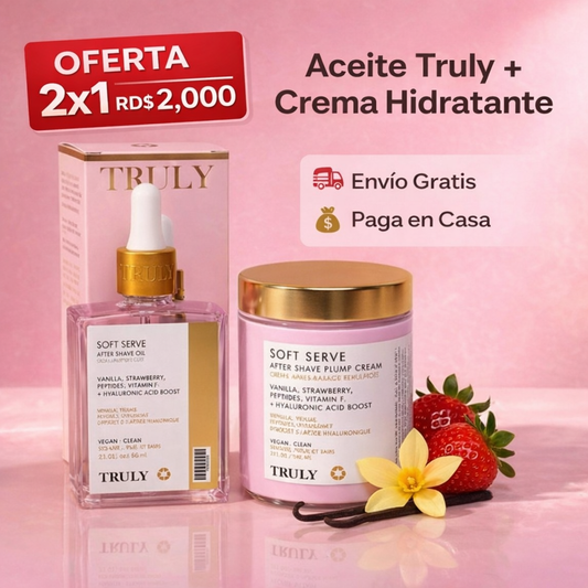 2 X 1 Crema Truly™ + Aceite Truly™
