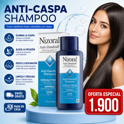 Nizoral® Anti-Caspa Shampoo – Control eficaz de la caspa