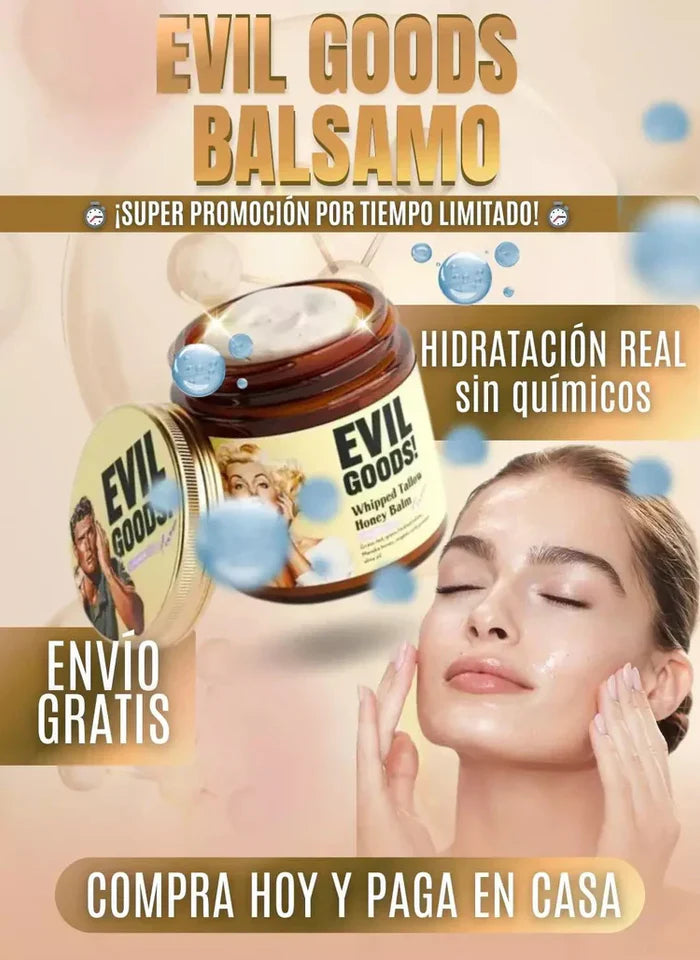 Evil Goods™ – Bálsamo de Sebo de Res Batido con Miel