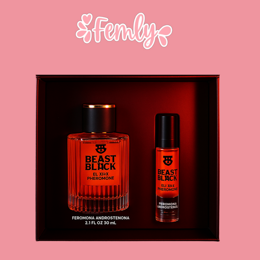BEAST BLACK – Perfume con Feromonas para Hombres (60ml + 15ml)