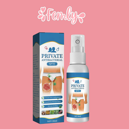 SPRAY ANTIBACTERIAL ÍNTIMO – LIMPIEZA, ALIVIO Y FRESCURA INMEDIATA