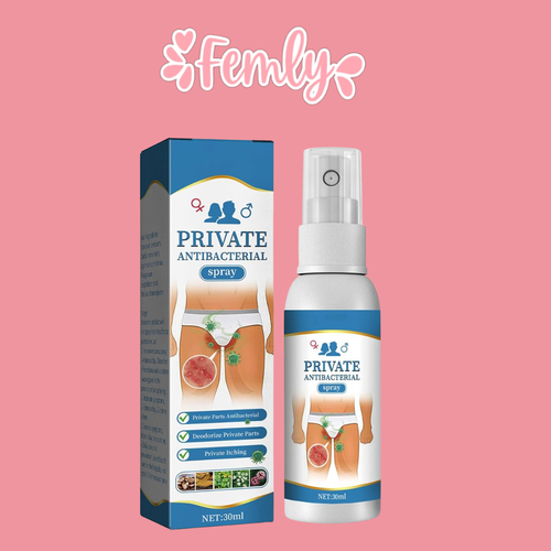 SPRAY ANTIBACTERIAL ÍNTIMO – LIMPIEZA, ALIVIO Y FRESCURA INMEDIATA