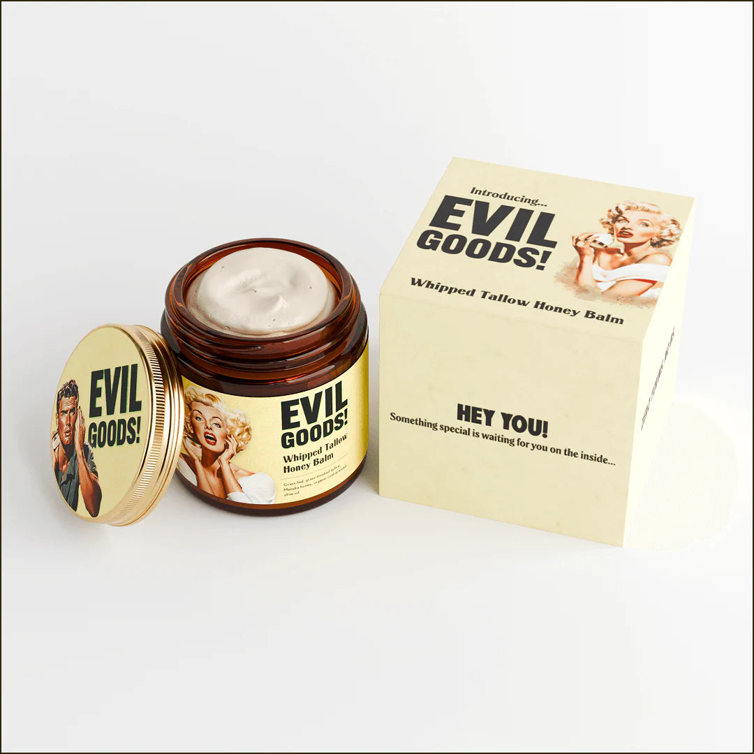 Evil Goods™ – Bálsamo de Sebo de Res Batido con Miel