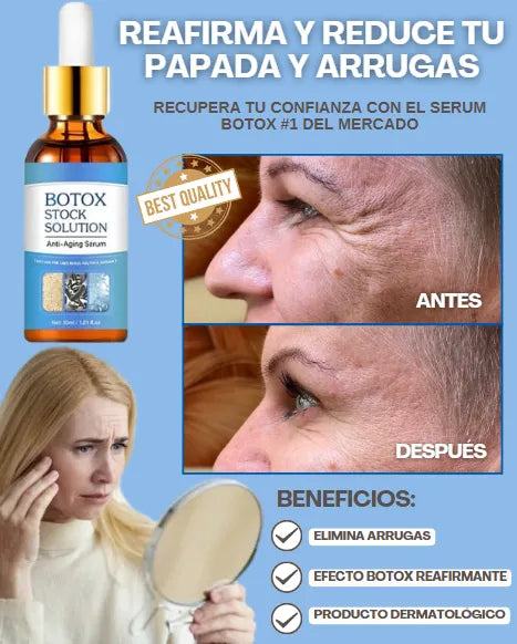 SERUM PARA EL ROSTRO CON BOTOX - ANTI ENVEJECIMIENTO
