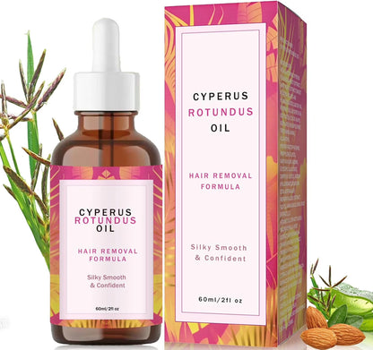 🌸 Cyperus Rotundus Oil - Ayuda a reducir el crecimiento del vello - 60ml