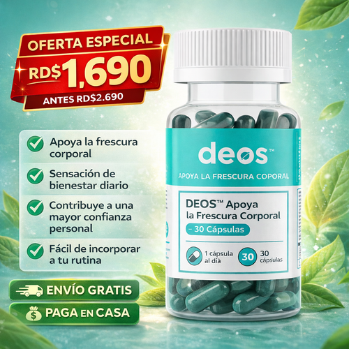 DEOS™ Apoya la Frescura Corporal – 30 Cápsulas