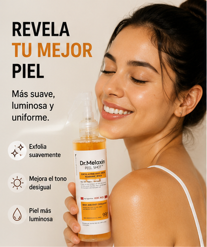 DR. MELAXIN Peel Shot — Spray Exfoliante Corporal