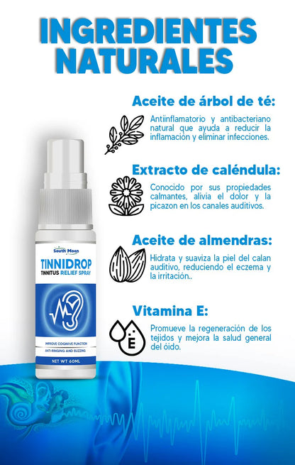 TINNIDROP – Alivia el (Zumbido en los Oídos)